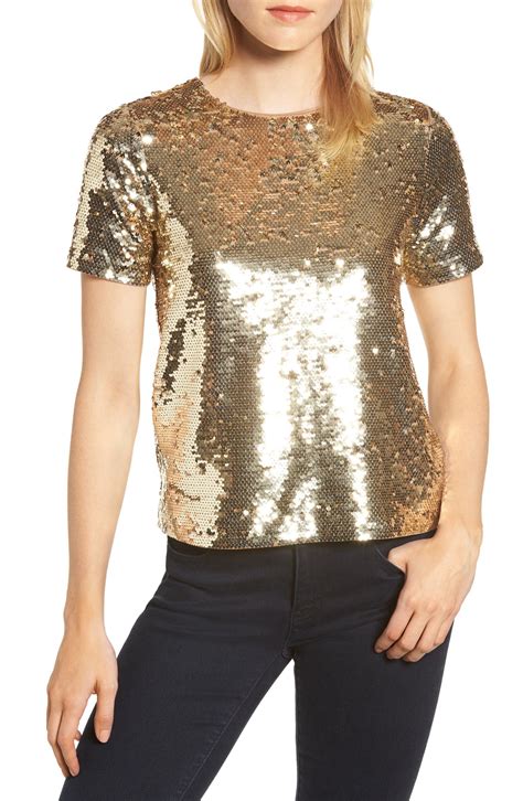 nordstrom michael kors sequin top|Women's Michael Kors Collection Tops .